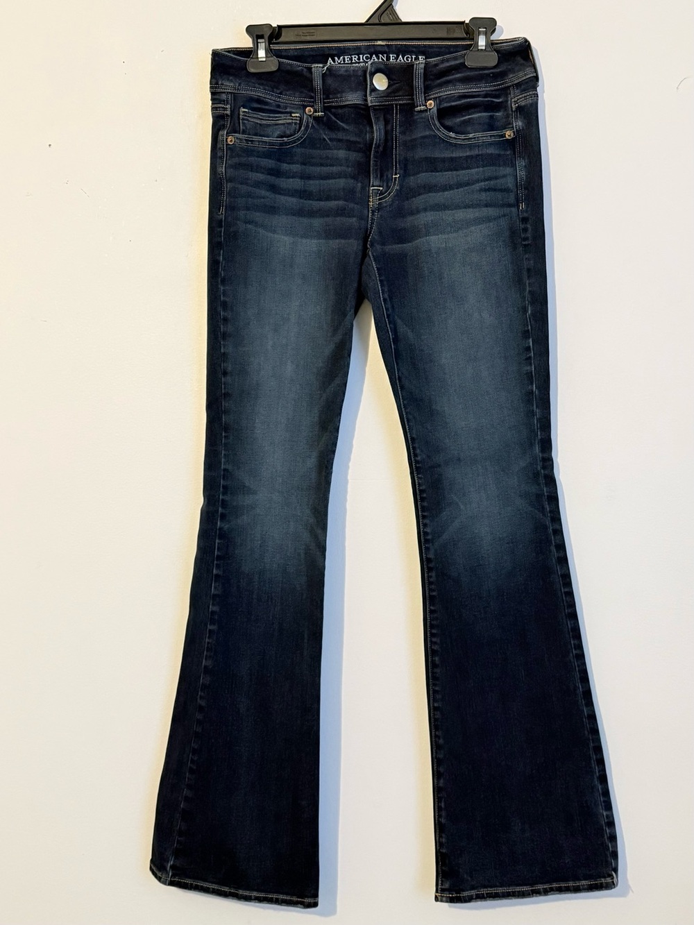 American Eagle Denim X Kick Boot Jeans Dark Wash Size 4 Regular
